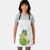 Snake as Diver wirth Snorkel Schort (Insitu)