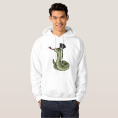 Snake as Gentleman & Pet Hoodie (Voorkant volledig)