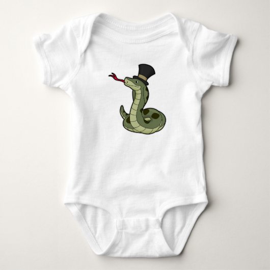 Snake as Gentleman & Pet Romper (Voorkant)