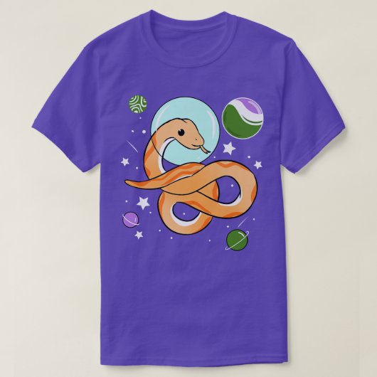 Snake Astronaut Genderqueer Pride T-shirt (Design voorkant)