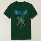 Snake at Darts with Dart (1) T-shirt (Design voorkant)