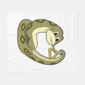 Snake at Music with Triangle.PNG Fleece Deken (Voorkant (Horizontaal))