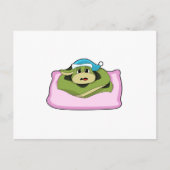 Snake at Sleeping with Nightcap Briefkaart (Voorkant)