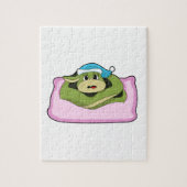 Snake at Sleeping with Nightcap Legpuzzel (Verticaal)