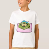 Snake at Sleeping with Nightcap T-shirt (Voorkant)