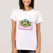 Snake at Sleeping with Nightcap T-shirt (Voorkant)