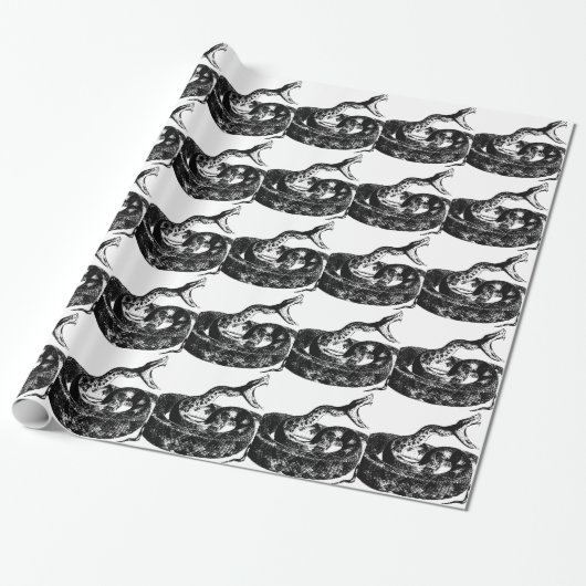 Snake Attack Cadeaupapier (Uitgerold)
