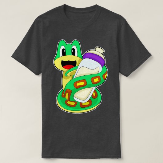 Snake Baby fles Melk T-shirt (Design voorkant)