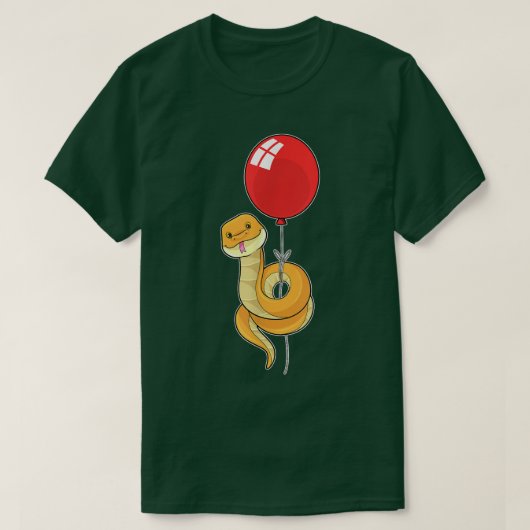 Snake Balloon T-shirt (Design voorkant)
