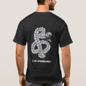 Snake beëindigen t-shirt (Achterkant)