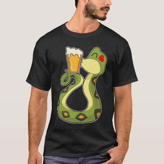 Snake Beer T-shirt (Voorkant)
