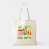 Snake Birthday Party Kinder 6e reptielvoorraad dec Tote Bag (Achterkant)