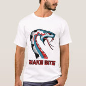 Snake Bite Mannen Graphic T-shirt (Voorkant)