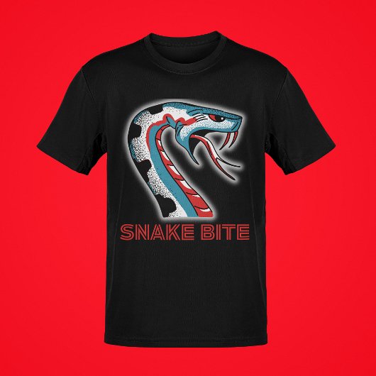 Snake Bite Mannen Graphic T-shirt