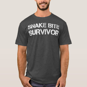 Snake Bite Survivor snake veroorzaakte gezondheids T-shirt