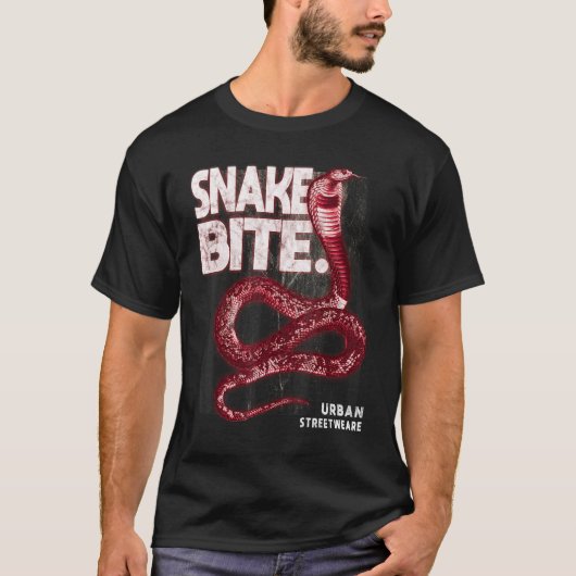 Snake Bite Urban Streetwear T-shirt (Voorkant)