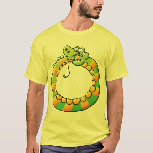 Snake Biting the own Tail T-shirt (Voorkant)