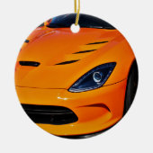 Snake Bitten Keramisch Ornament (Voorkant)