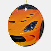 Snake Bitten Keramisch Ornament (Links)