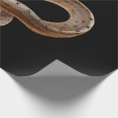 Snake - Black - Animal - Cadeaupapier (Hoek)