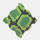 Snake Black en Green Print Bedankdoosjes (Uitgevouwen)