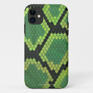 Snake Black en Green Print Case-Mate iPhone Case