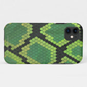 Snake Black en Green Print Case-Mate iPhone Case (Achterkant (horizontaal))