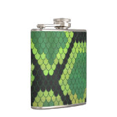 Snake Black en Green Print Heupfles (Rechts)