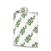 Snake Black en Green Print Silhouette Heupfles (Links)