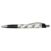 Snake Black en Green Print Silhouette Pen (Bovenkant)