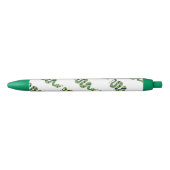 Snake Black en Green Print Silhouette Zwarte Inkt Pen (Voorkant)