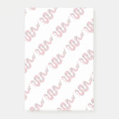 Snake Black en Red Silhouette Post-it® Notes (Voorkant)