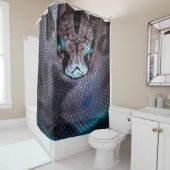 Snake boa anaconda python reptile snakeskin douchegordijn (In situ)