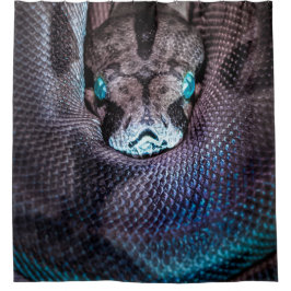 Snake boa anaconda python reptile snakeskin douchegordijn