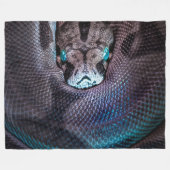 Snake boa anaconda python reptile snakeskin fleece deken (Voorkant (Horizontaal))