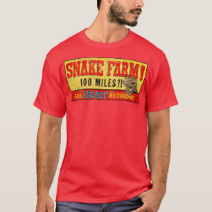 Snake Boerderij Sign. T-shirt
