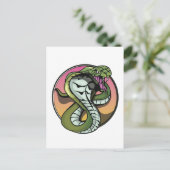 Snake Briefkaart (Staand voorkant)