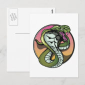 Snake Briefkaart (Voorkant / Achterkant)