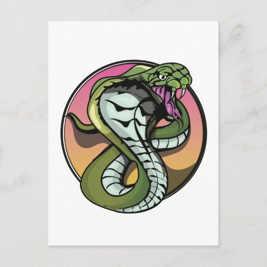 Snake Briefkaart (Voorkant)