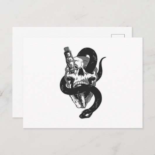 Snake Briefkaart (Voorkant / Achterkant)