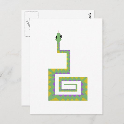 Snake Briefkaart (Voorkant / Achterkant)