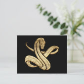Snake Briefkaart (Staand voorkant)