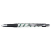 Snake Brown en Blauwgroen Print Silhouette Pen (Achterkant)