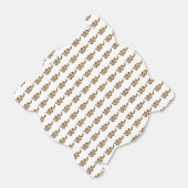 Snake Brown en Gold Silhouette Bedankdoosjes (Uitgevouwen)