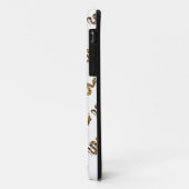 Snake Brown en Gold Silhouette Case-Mate iPhone Case (Achterkant/links)