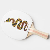 Snake Brown en Gold Silhouette Tafeltennisbatje (Zijkant)