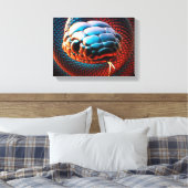 Snake Canvas Afdruk (Insitu (Slaapkamer))