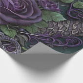Snake Celtic Knot Paars Cadeaupapier (Hoek)