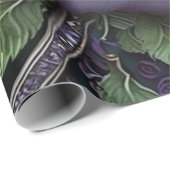Snake Celtic Knot Paars Cadeaupapier (Rol Hoek)
