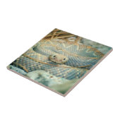 Snake Ceramic Tile Tegeltje (Zijkant)